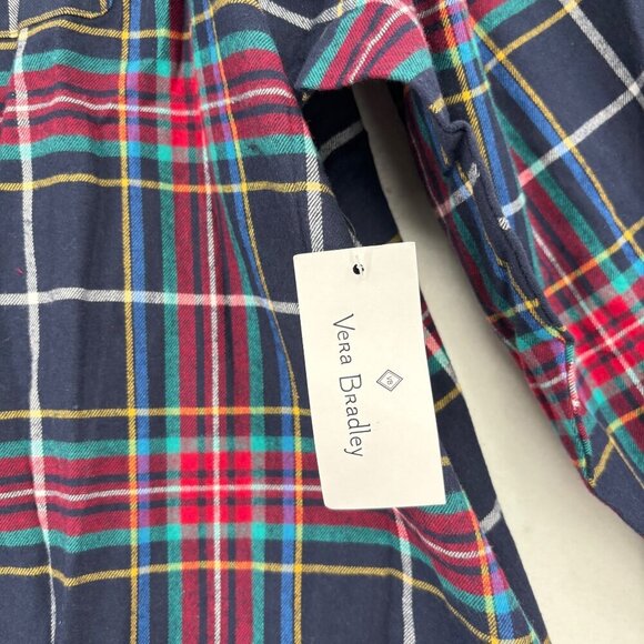 Vera Bradley Flannel Pajama Set Womens Size 3XL Tartan Plaid 100% Cotton - Picture 8 of 16